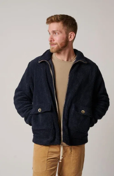 Leisure Lab Fleece Jacket In Blue