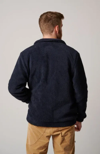 Leisure Lab Fleece Jacket In Blue