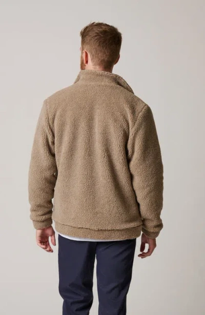 Leisure Lab Fleece Jacket In Brown