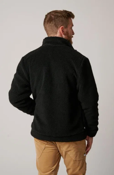 Leisure Lab Fleece Jacket In Black