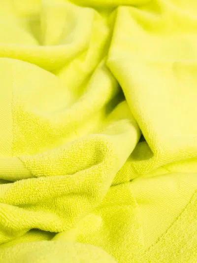 Off-white Chevron Objects Beach Towel In Yellow