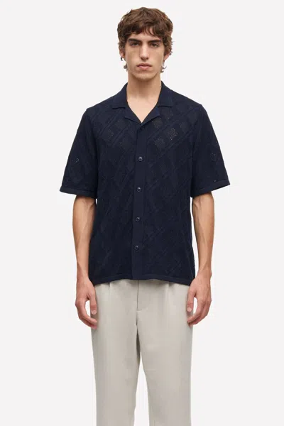 Samsoe & Samsoe Samsoe Samsoe Shirts Blue In Blue