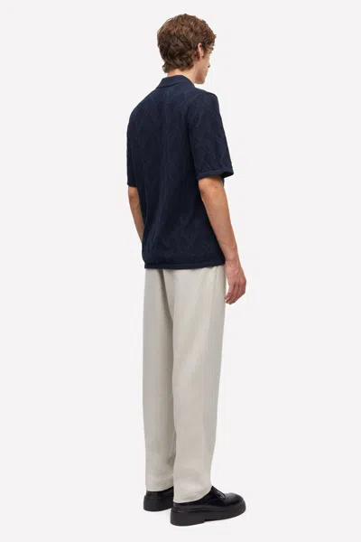 Samsoe & Samsoe Samsoe Samsoe Shirts Blue In Blue