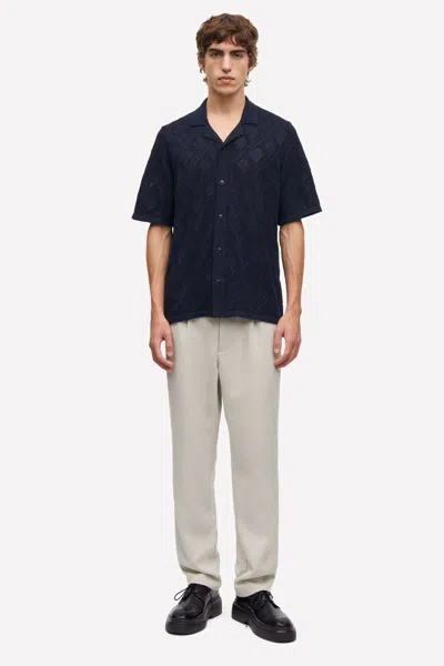 Samsoe & Samsoe Samsoe Samsoe Shirts Blue In Blue