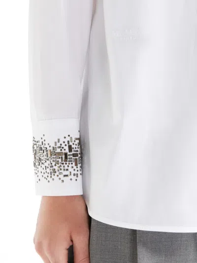 Max Mara Shirts White In White