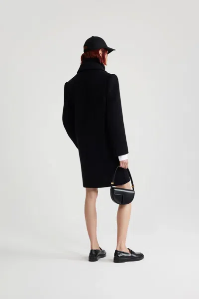 Patou Coats Black In Black