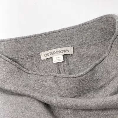 Outerknown Trousers Grey In White