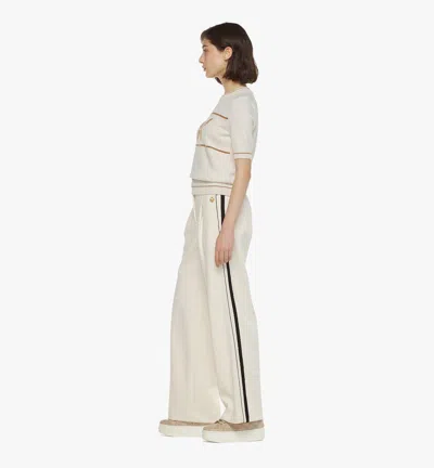 Mcm Trousers White In White