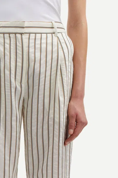 Samsoe & Samsoe Samsoe Samsoe Trousers In White