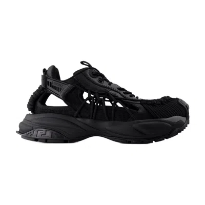 Versace Mercury M Vs 01 Sneakers In Black