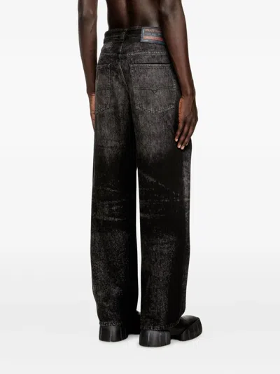 Diesel 1980 Five-pocket Trousers Featuring Belt Loops In Black