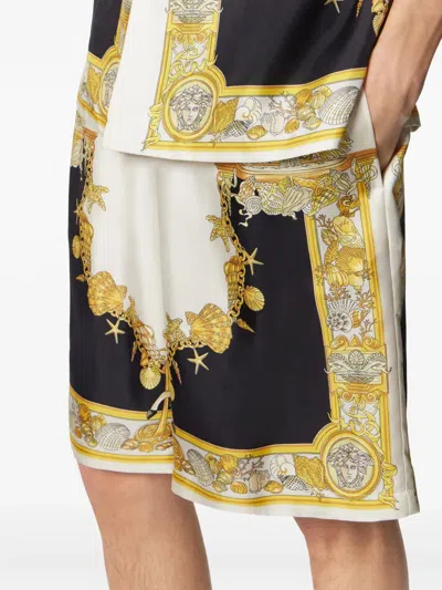 Versace Coral Theatre Shorts In Multi