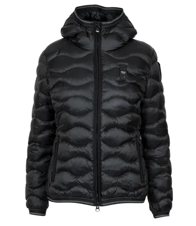 Blauer Short Women's Down Jacket In Black