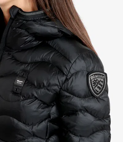 Blauer Short Women's Down Jacket In Black