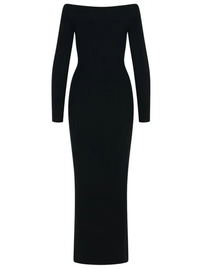 Max Mara Arnes 1234 Sheath Dress In Wool And Cachemire In Black