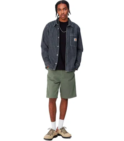 Carhartt Wip Single Knee Park Bermuda Shorts In Green