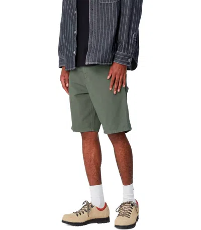 Carhartt Wip Single Knee Park Bermuda Shorts In Green