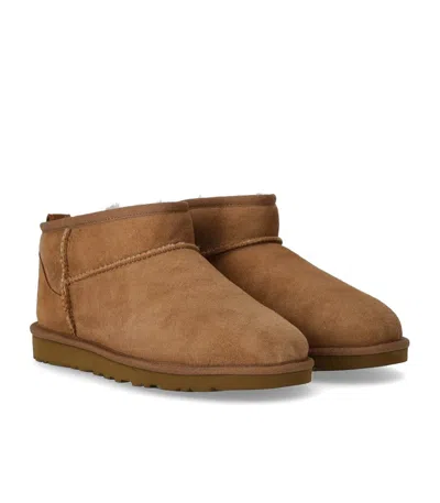 Ugg Classic Ultra Mini Mens Cold Weather Chukka Boots In Brown