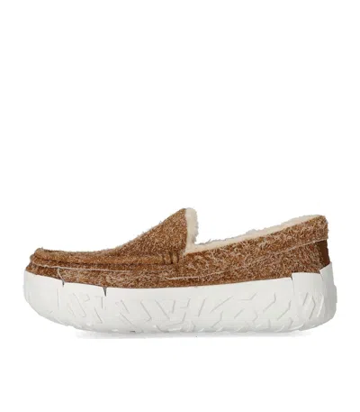 Ugg Mens Tan Ascot Vibram Wrap Tech Suede Loafers Eur 43 / 9 Uk In Brown
