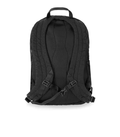 C.p. Company Navy Nylon B Lens Backpack In Black