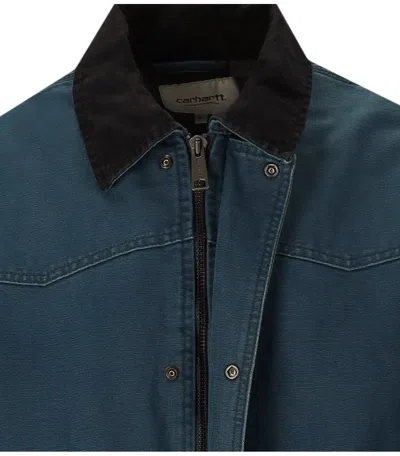 Carhartt Wip Og Santa Fe Deep Lagon Jacket In Blue