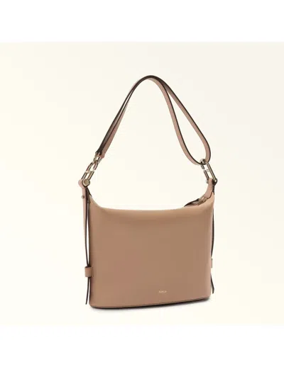 Furla Classic Shoulder Bag In Brown