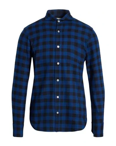 Arpège Heritage Man Shirt Blue Size 38 Cotton In Blue