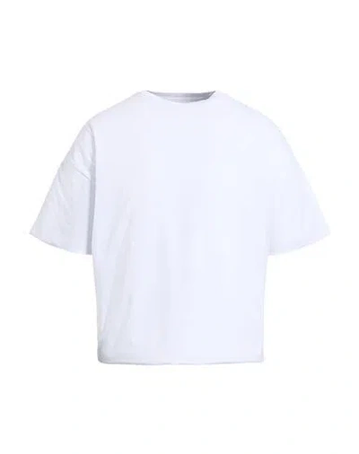 Laneus Man T-shirt White Size S Cotton, Polyester In White