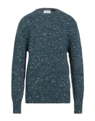 Lardini Man Sweater Deep Teal Size Xxl Wool, Alpaca Wool, Silk In Multi