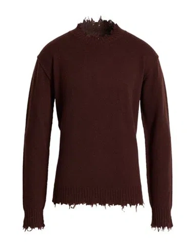 Uma Wang Man Turtleneck Dark Brown Size M Cashmere In Brown
