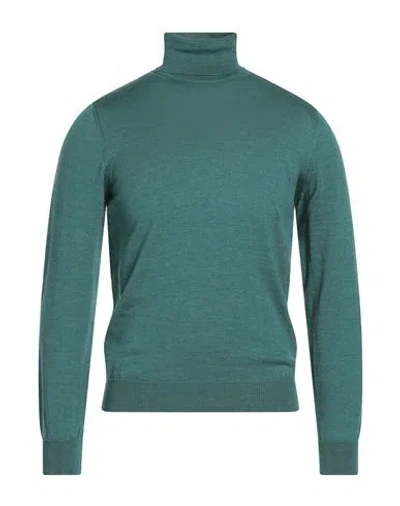 Gioferrari Man Turtleneck Emerald Green Size 50 Wool In Green