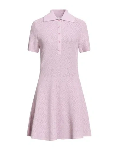 Givenchy Jacquard Knit Mini-dress In Pink