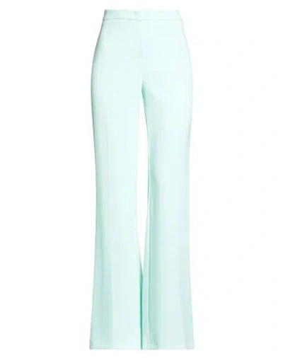 Pinko Woman Pants Light Green Size 10 Polyester, Elastane In Green