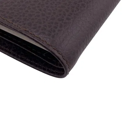 Pre-owned Bally Brown Leather Bill Wallet (bi-fold) ()