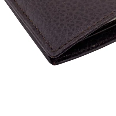 Pre-owned Bally Brown Leather Bill Wallet (bi-fold) ()