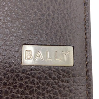 Pre-owned Bally Brown Leather Bill Wallet (bi-fold) ()