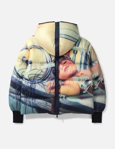 Undercover Long-sleeved Down Jacket In Multi