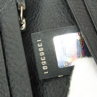 Pre-owned Bulgari Black Leather Wallet  ()