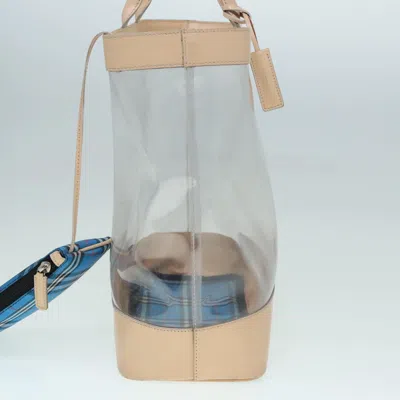 Pre-owned Burberry Transparent Vinyl Tote Bag ()