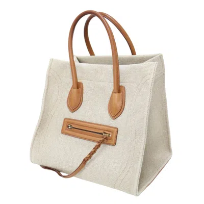 Pre-owned Celine Beige Brown Leather Handbag Tote Bag ()