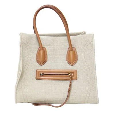 Pre-owned Celine Beige Brown Leather Handbag Tote Bag ()