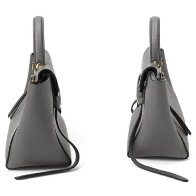 Pre-owned Celine Gray Leather Handbag Shoulder Bag ()