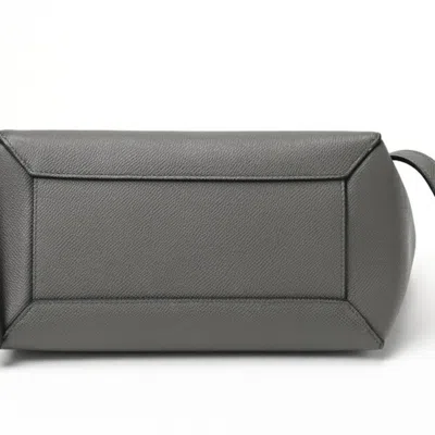Pre-owned Celine Gray Leather Handbag Shoulder Bag ()