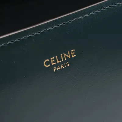 Pre-owned Celine Green Leather Shoulder Bag ()