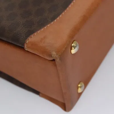 Pre-owned Celine Céline Macadam Brown Canvas Briefcase Bag ()