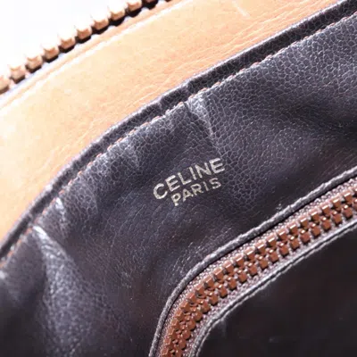 Pre-owned Celine Céline Triomphe Beige Canvas Shoulder Bag ()