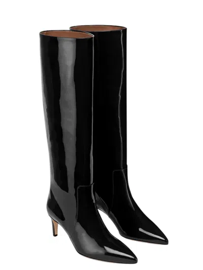 Paris Texas 60mm Pointed-toe Knee-high Boots In Black