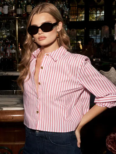 L'agence Cosette Shirt In Pink