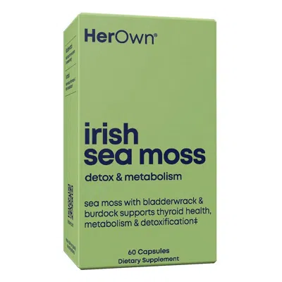 Her Own Irish Sea Moss Capsules - 60 Ct In Transparent