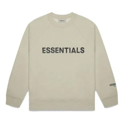 Essentials Fear Of God  Fw20 Crew Neck Sweatshirt 'moss' In Multi